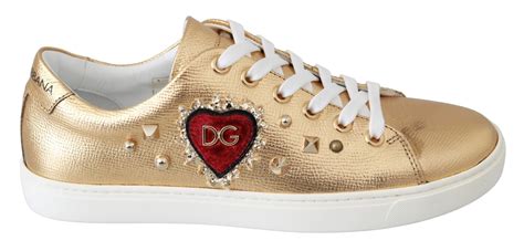 dolce gabbana kinggold sneakers|dolce gabbana sneakers for women.